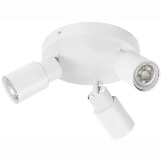 SLV Puri 2.0 Aluminium Spot Wit | Geschikt voor 3x GU10.