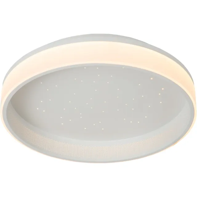 Lucide ESTREJA - Plafonnière (Plafondlamp) - Ø 40 cm - LED 3 StepDim - CCT - 2500K/3000K - Wit