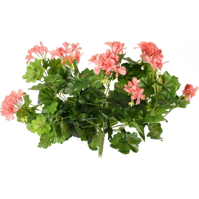 Top Art Topart Kunstbloemen boeket Oostenrijkse Geranium lichtroze 40 cm - Kunstplanten met bloemen