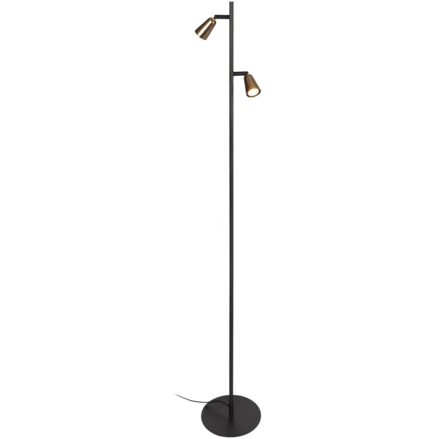 Lucide TIANA - Vloerlamp - 2xGU10 - Champagne | Essential
