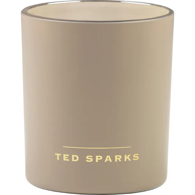 Ted Sparks Geurkaars Demi - 60 Branduren - 1 Lont - Luxe Verpakking - Tonka & Pepper Taupe