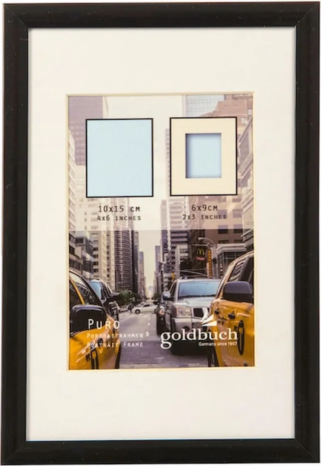 Goldbuch Fotolijst Puro - Zwart - 6x9 cm (10x15 cm)