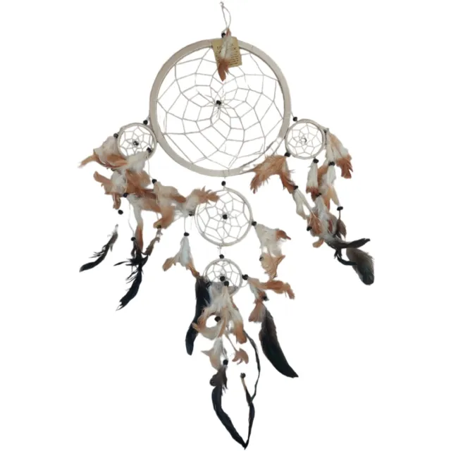 Ruben Robijn Dromenvanger - 22cm Creme - alleen veren - Dreamcatcher