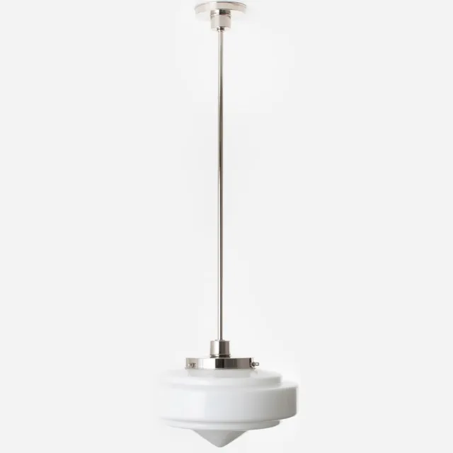 Coloured by Art Hanglamp Pointy Stairs 20's Nikkel - Art Deco Trade