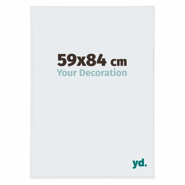 yd. Your Decoration - Fotolijst 59x84 cm - Kunststof - Wit Hoogglans - Annecy