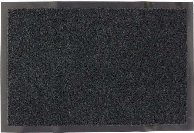 Luance Deurmat - grijs - 60 x 40 cm - voor binnen - PVC / polyester - droogloopmat