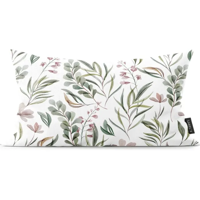Label2X Kussen flower mix 60 x 40 cm / Binnen black
