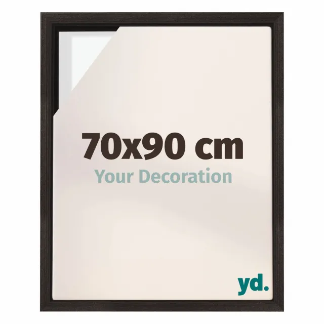 yd. yd, Baklijst 70x90 cm Eiken Donker - Lijst voor Canvasdoek - MDF Lyon