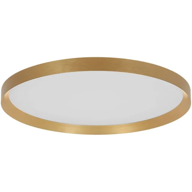 Steinhauer Plafonnière Flady 4367GO goud Ø30cm 2000 Lumen Steinhauer Modern kunststof/metaal binnen