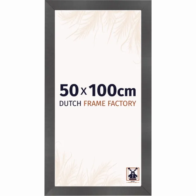 Dutch Frame Factory Fotolijst 50x100 cm - MDF - Zwart Mat - Praag