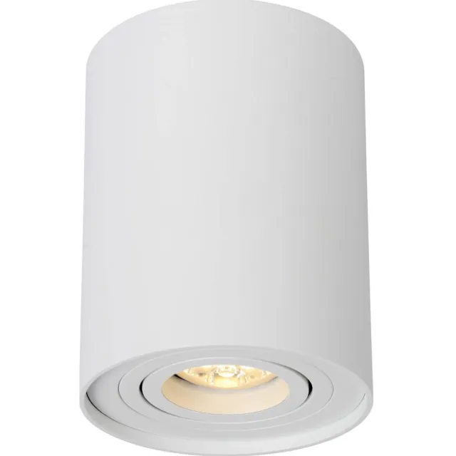 Lucide aluminium dimbare opbouwspot GU10 9.6x9.6 cm - wit