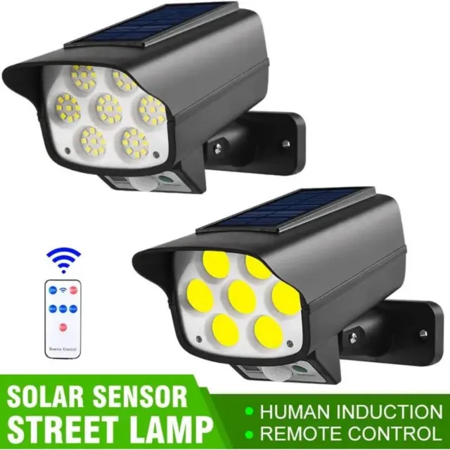 Gru LED solar schijnwerper - IP66 - Zone- Met bewegingssensor + schemersensor - Zwart Black