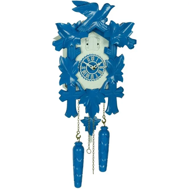 Trenkle 350-20_QM_blauw-wit - Koekoeksklok - kwarts - Kuckulino Color Edition