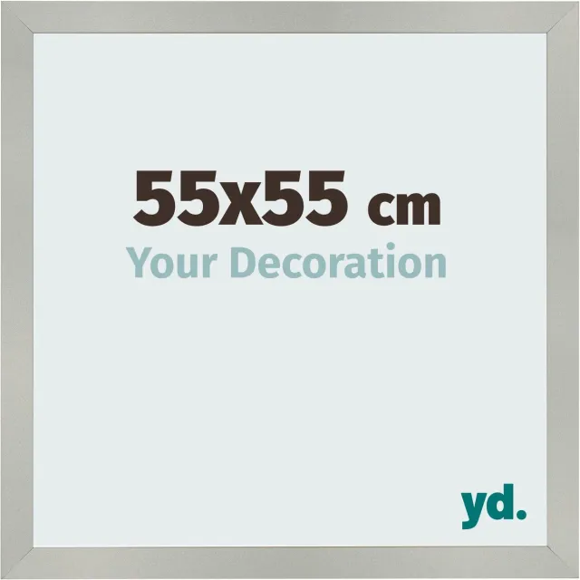 yd. Your Decoration - Fotolijst 55x55 cm - MDF - Zilver Mat - Bologna