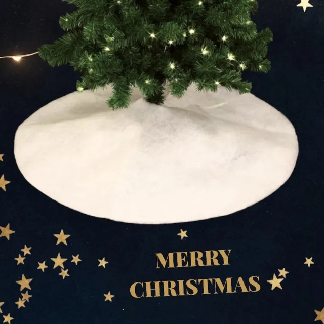 PD Kerstboomrok - Wit - 100 cm - Kerstboomkleed - Kerstboomring - Kerstboom Huls - Rond - Kerst