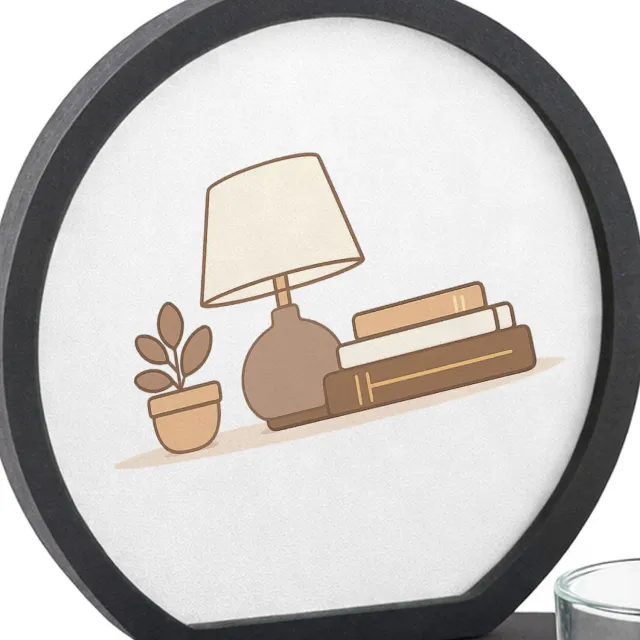 Mr Cadeautjes MDF inleg theelichthouder ~8 cm - design Een zachte woonquote op een minimalistisch woonaccessoire me | cadeau Wit