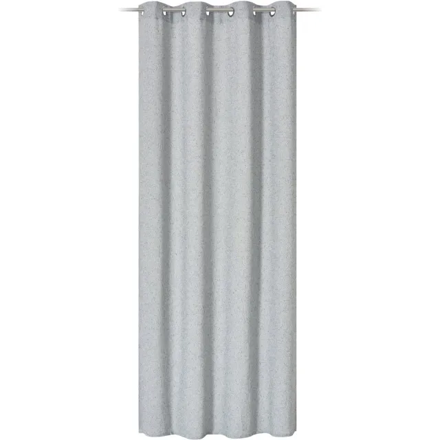 Elbersdrucke Gordijn met oogjes Elba 255x140 cm grijs-millésimé Grau