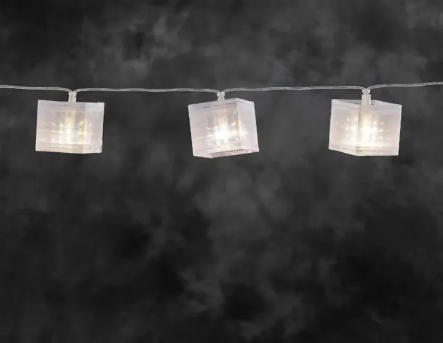 Konstsmide Led Lichtketting Kubussnoer met Regenboogmotief en met 10 lampjes