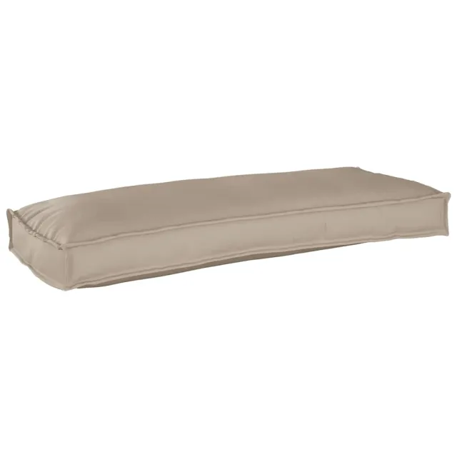 vidaXL Kussen Oxford Stof Taupe 100 x 40 x 8 cm