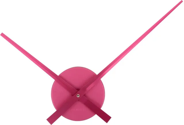 Karlsson Wandklok Little Big Time Mini Metallic - Roze - Ø41cm - Wandklok Scandinavisch