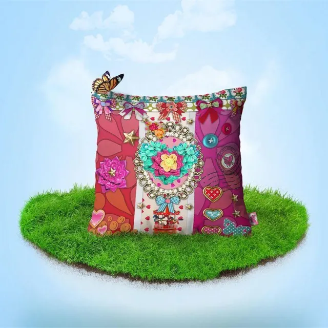 So Cute Ruby Sierkussen 50x50 - Multi