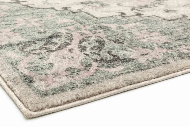 easy living colt-medallion-cream Vloerkleed - 200x290 - Rechthoek - Laagpolig,Vintage Tapijt - Klassiek - Meerkleurig