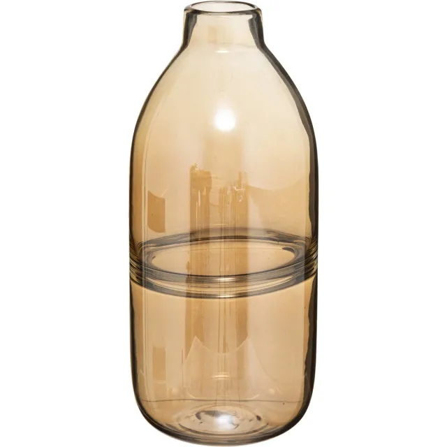 Atmosphera Créateur d'intérieur® Glazen vaas BOTTLE, 30 cm Ambre