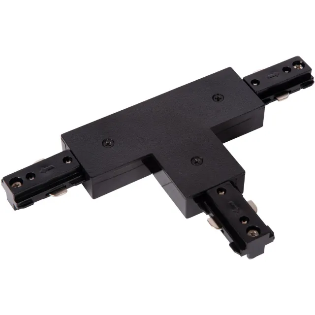 Lucide TRACK T-koppelstuk A - 1-fase Railsysteem / Railverlichting - Zwart (Uitbreiding)