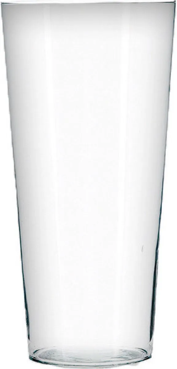 Atmosphera bloemenvaas Conisch model - transparant - glas - 30 x 14 cm