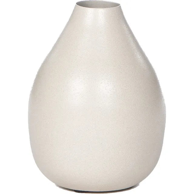 STILL Vaasje - Ijzer - Beige - Warm Wit - 16x12 cm