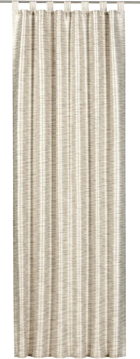 Elbersdrucke Gordijn met lussen Metropolis 255x140 cm beige BeigeCremeGold