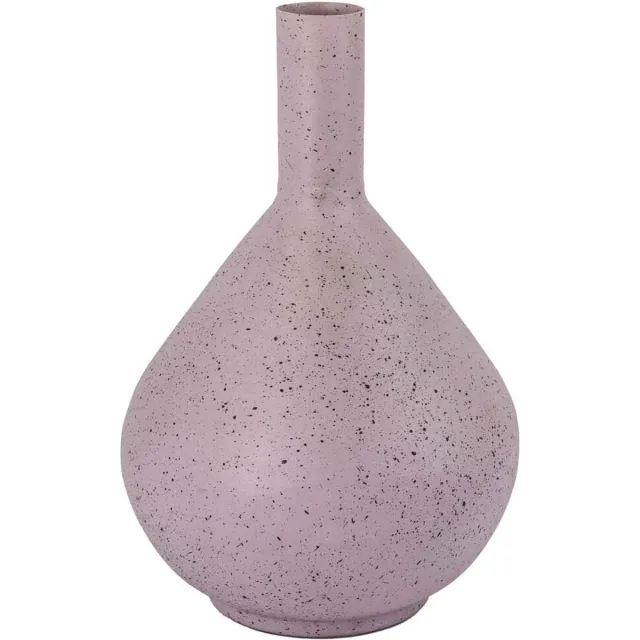 homebound by ky Metalen vaas lila dots | bloemenvaas Paars
