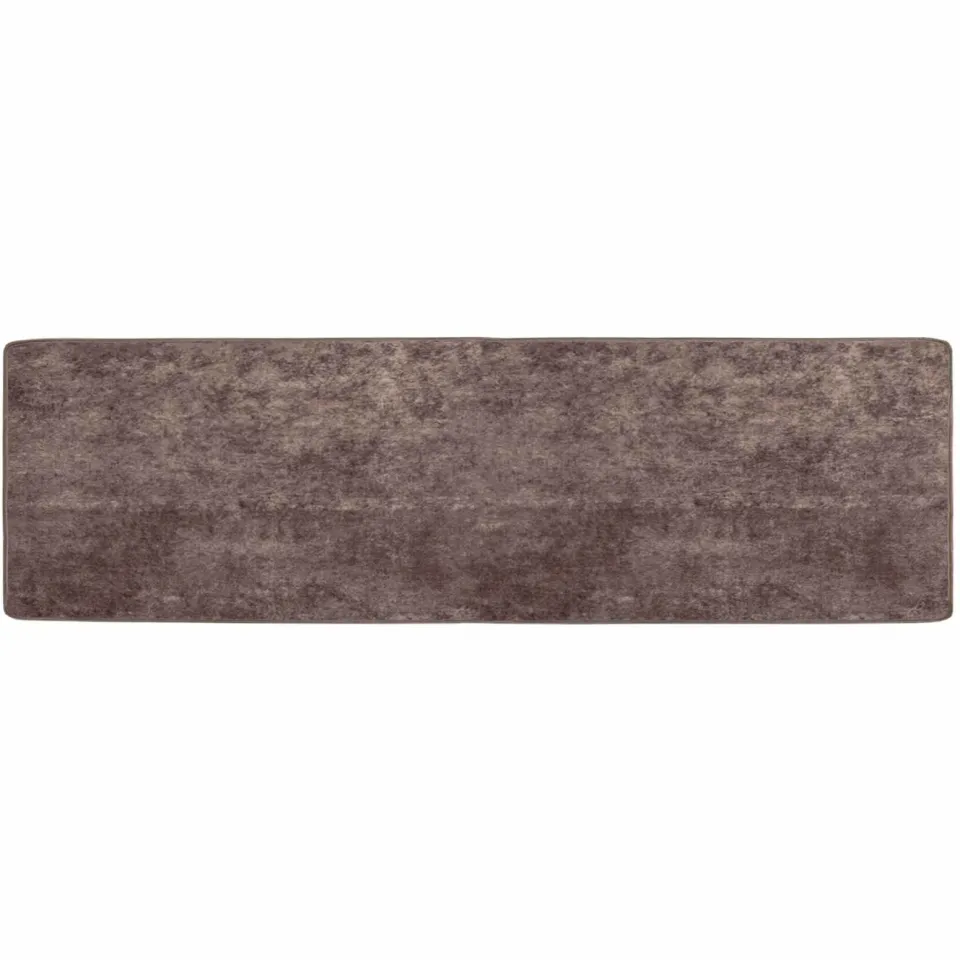 vidaXL Vloerkleedloper MARSA Grijs 50 x 150 cm Polyester en PVC
