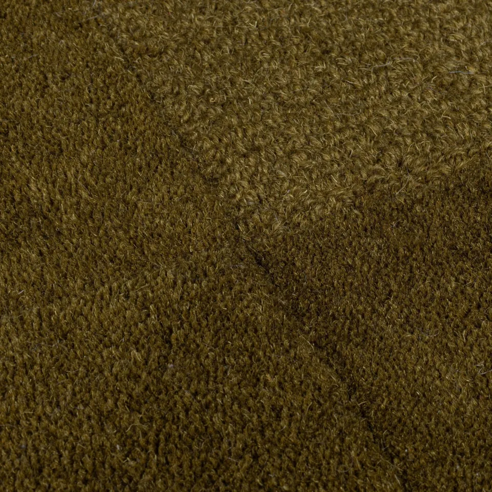 Flair Rugs Checkerboard vloerkleed van wol, modern groen, foto 6
