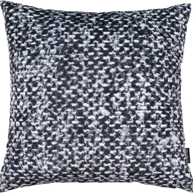 Melli Mello Black or White - Sierkussen - 45x45cm - Zacht - Modern - Inclusief vulling - Zwart/Wit