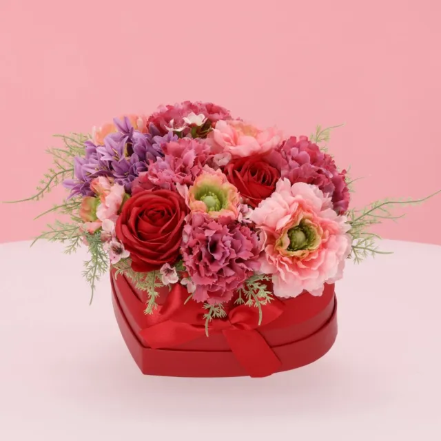 maxifleur Kunstplanten Bloemenhart Cadeaubox Veronique Lissabon Meerkleurig