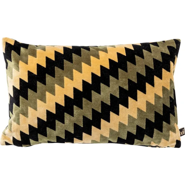 Hoii FRANCESCO | sierkussen 30x50 cm | Military Olive | groen | multicolor | Hoii | met duurzame kussenvulling Olijfgroen