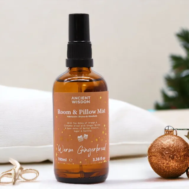 Ancient Wisdom Roomspray - Kamerspray - Warm Gingerbread - 100ml bruin