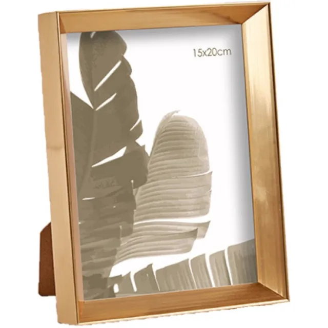 Arte r Fotolijstje - goud - kunststof - voor foto van 15 x 20 cm - fotolijst Goudkleurig