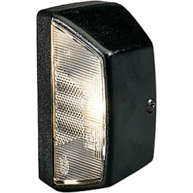 Hella Kentekenverlichting 6.3 mm steekconnector Kentekenverlichting Achter, Links, Rechts 12 V, 24 V Kleurloos