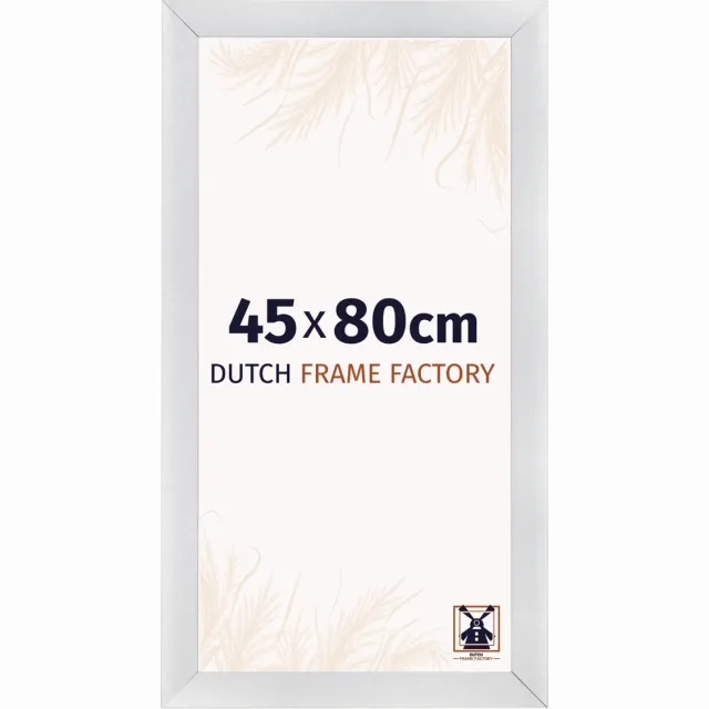 Dutch Frame Factory Fotolijst 45x80 cm - MDF - Zilver Mat - Praag