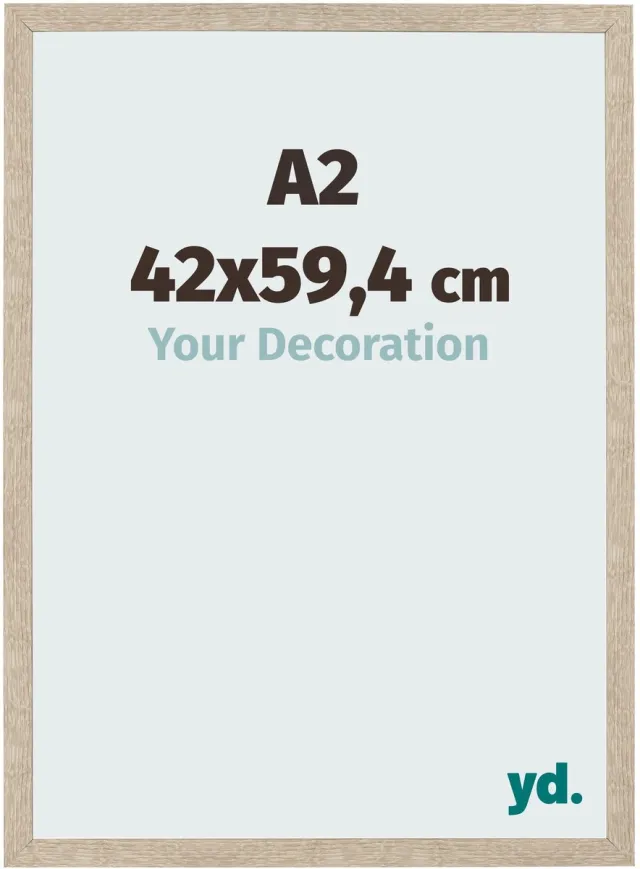 yd. Your Decoration - Fotolijst A2 42x59,4 cm - MDF - Sonoma Eiken - Bologna