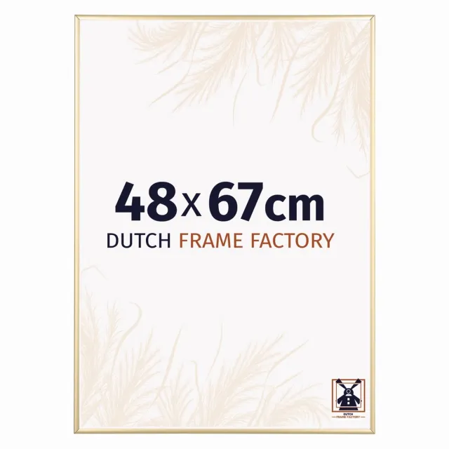 Dutch Frame Factory Fotolijst 48x67 cm - Aluminium - Goud - Kampen