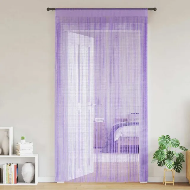 vidaXL Koordgordijnen 2 st 100x250 cm paars