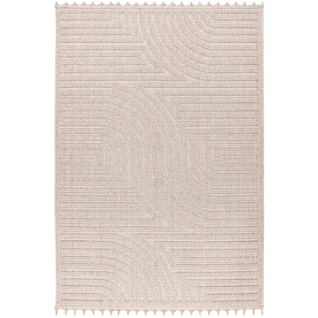 Dutch XXL Modern Vloerkleed | Tapijt | Luxor | Bogen | Beige | 200x290 cm