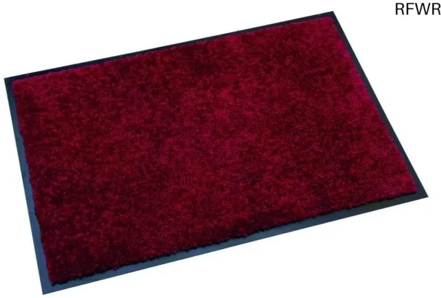 RFWR Droogloopmat Rood 60x80cm - Antislip Deurmat voor Binnen en Buiten