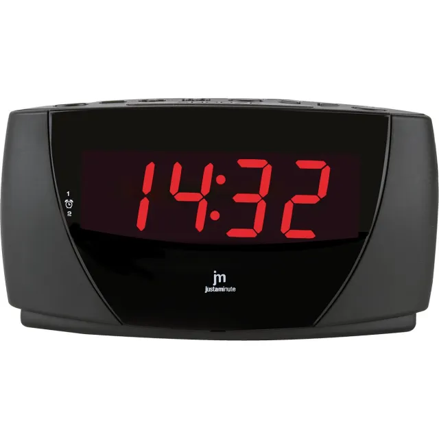 Just a Minute Wekker | Elektra | Zwart