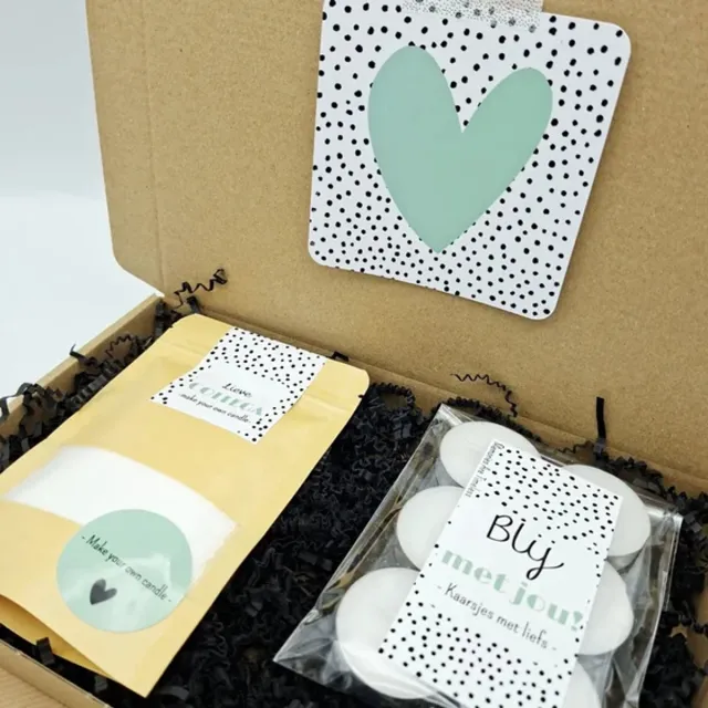 Memories Are Timeless Brievenbuscadeau Collega – Lieve Collega Cadeaupakket - Ingepakt kado - Kaarscadeautje Mintgroen