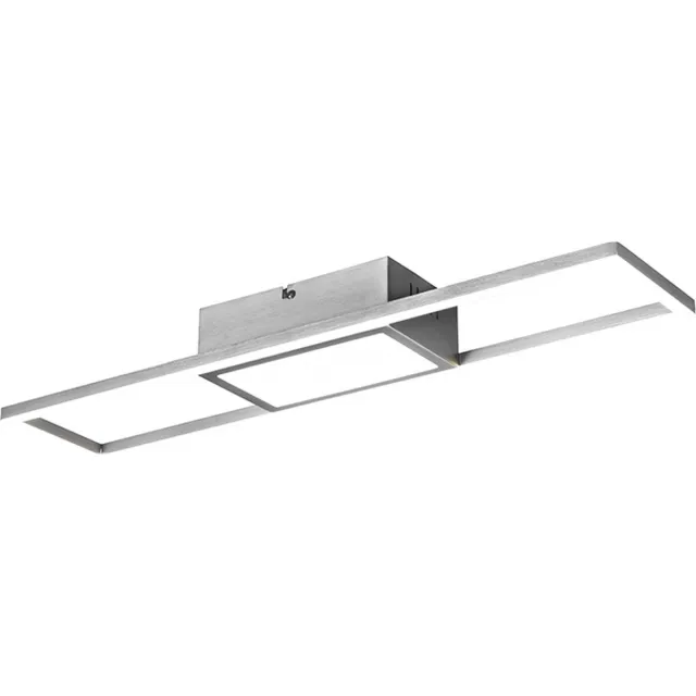 RL LIVE YOUR LIGHT REALITY RIGIDO - Plafondlamp - Nikkel mat - incl. 1x SMD 22 W - Afstandsbediening - Geintegreerde dimmer - Traploos instelbare lichtkleur - Niet geschikt voor externe dimmer - Geheugenfunctie Titaan