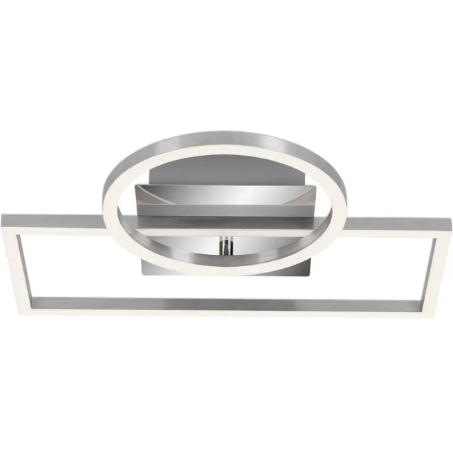B.K.Licht Briloner Leuchten - LED-Deckenleuchte, Deckenleuchte dimmbar, inkl. Memory-Funktion, 1 LED-Modul drehbar, 19,6 Watt, 1.500 Lumen, 3.000 Kelvin, Chrom-Aluminium chroom